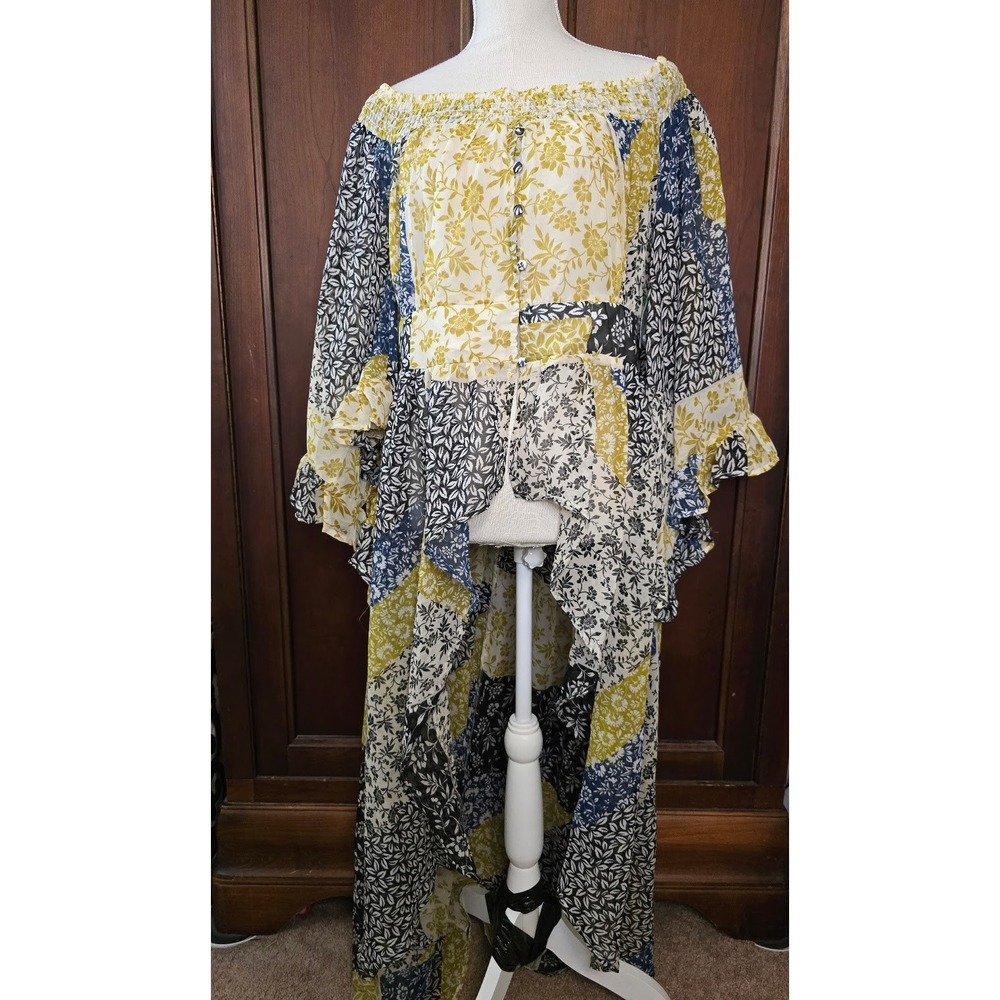 Live 4 Truth Boho Festival Duster 1X Cottagecore Kimono - Picture 2 of 7